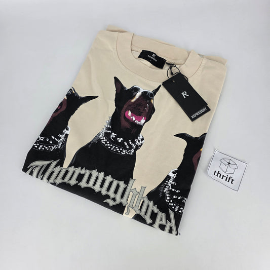 Represent Thoroughbred Tee - Vintage White (L)