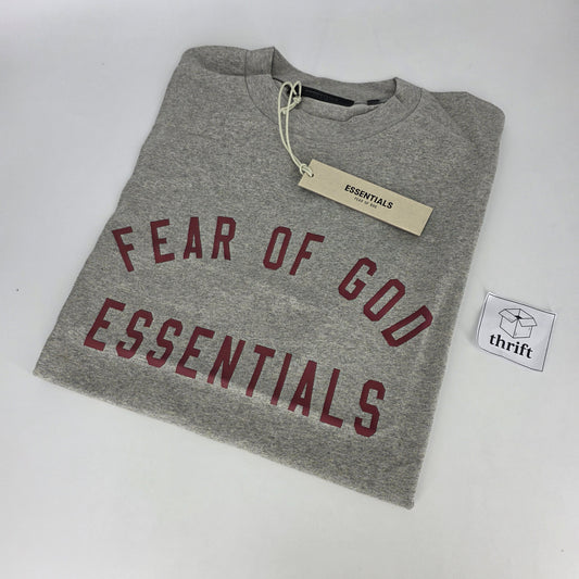 FOG Essentials Jersey Crewneck Tee - Dark Heather
