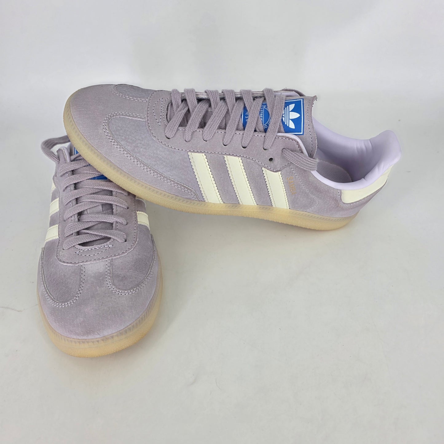 Adidas Samba - Silver Dawn Chalk (UK9.5)
