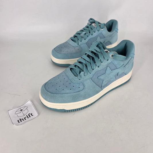 A Bathing Ape Bape Sta - Blue Suede (UK9)