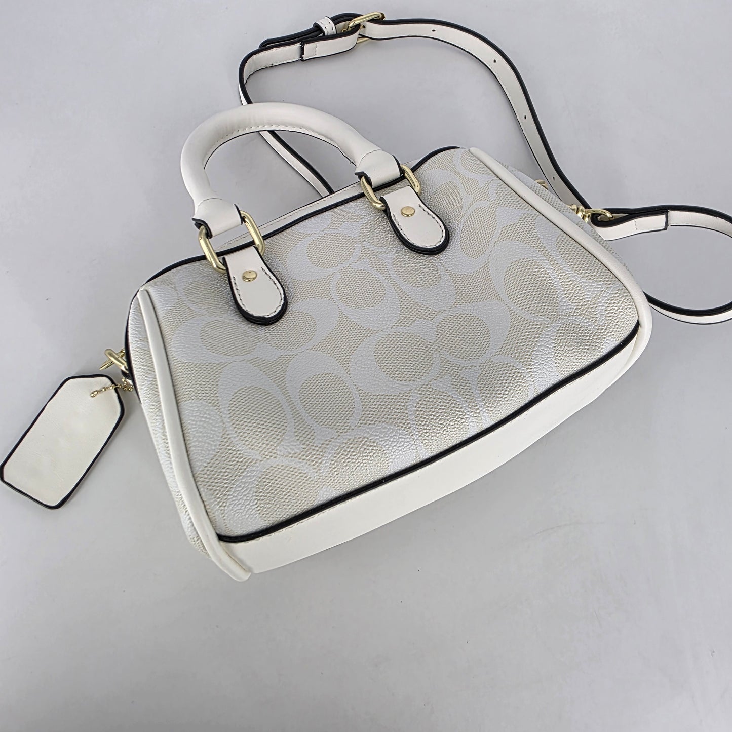Coach Mini Rowan Satchel - White