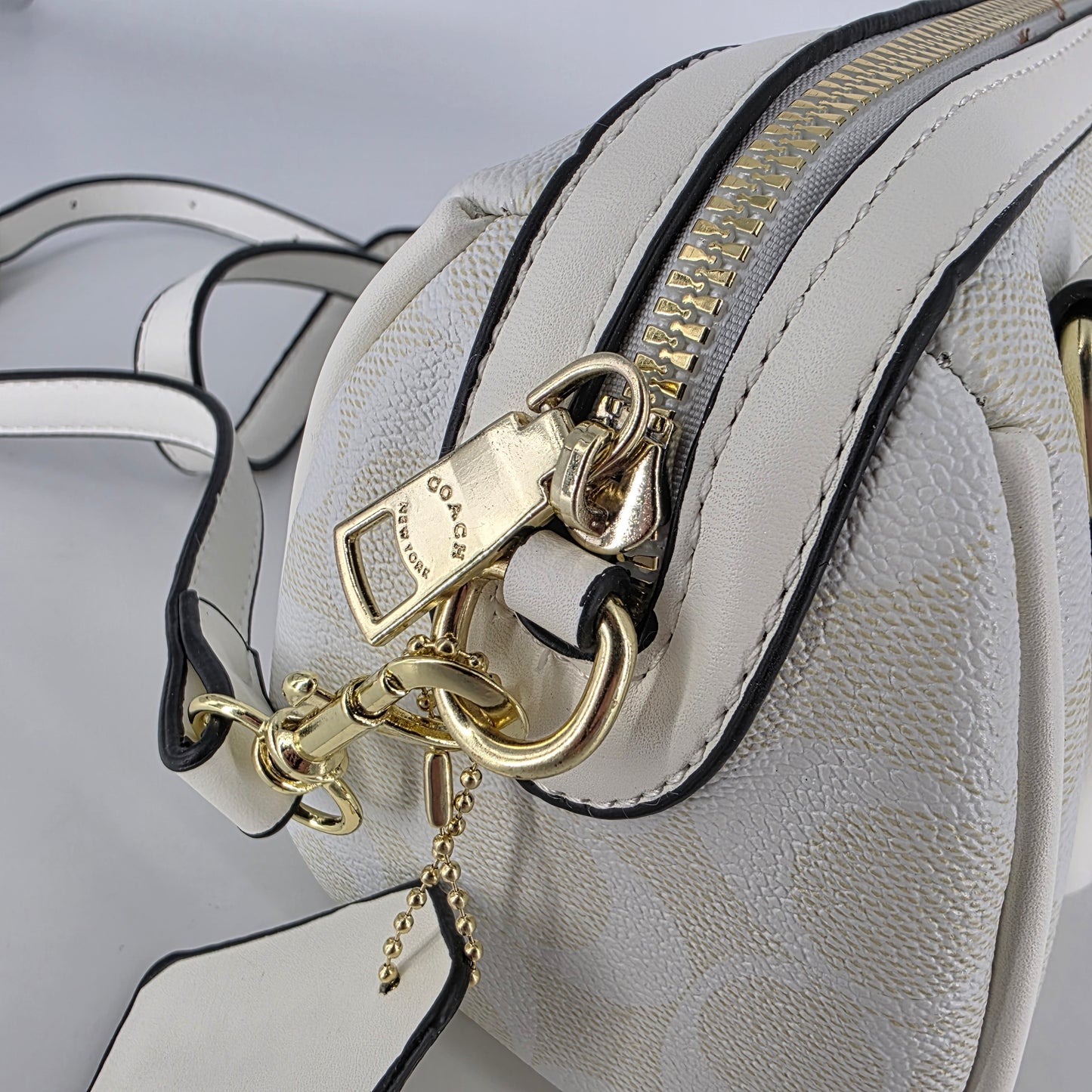 Coach Mini Rowan Satchel - White