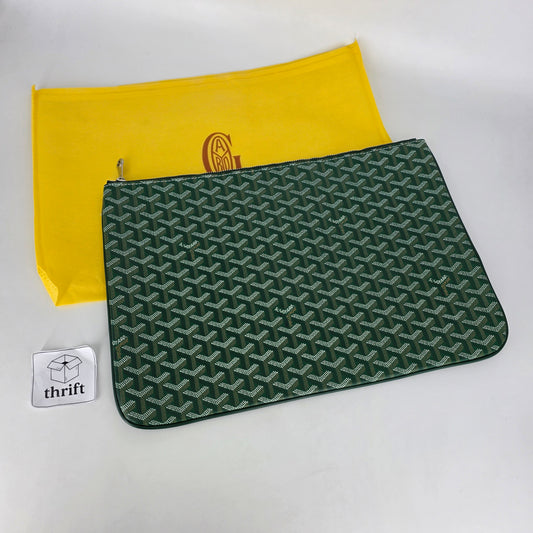 Goyard Senat MM Pouch - Green