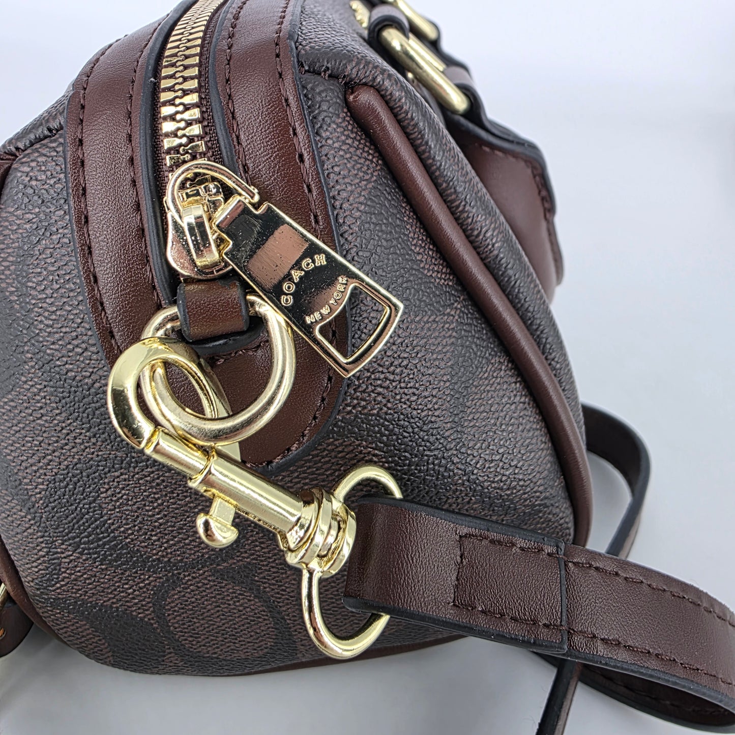 Coach Mini Rowan Satchel - Brown