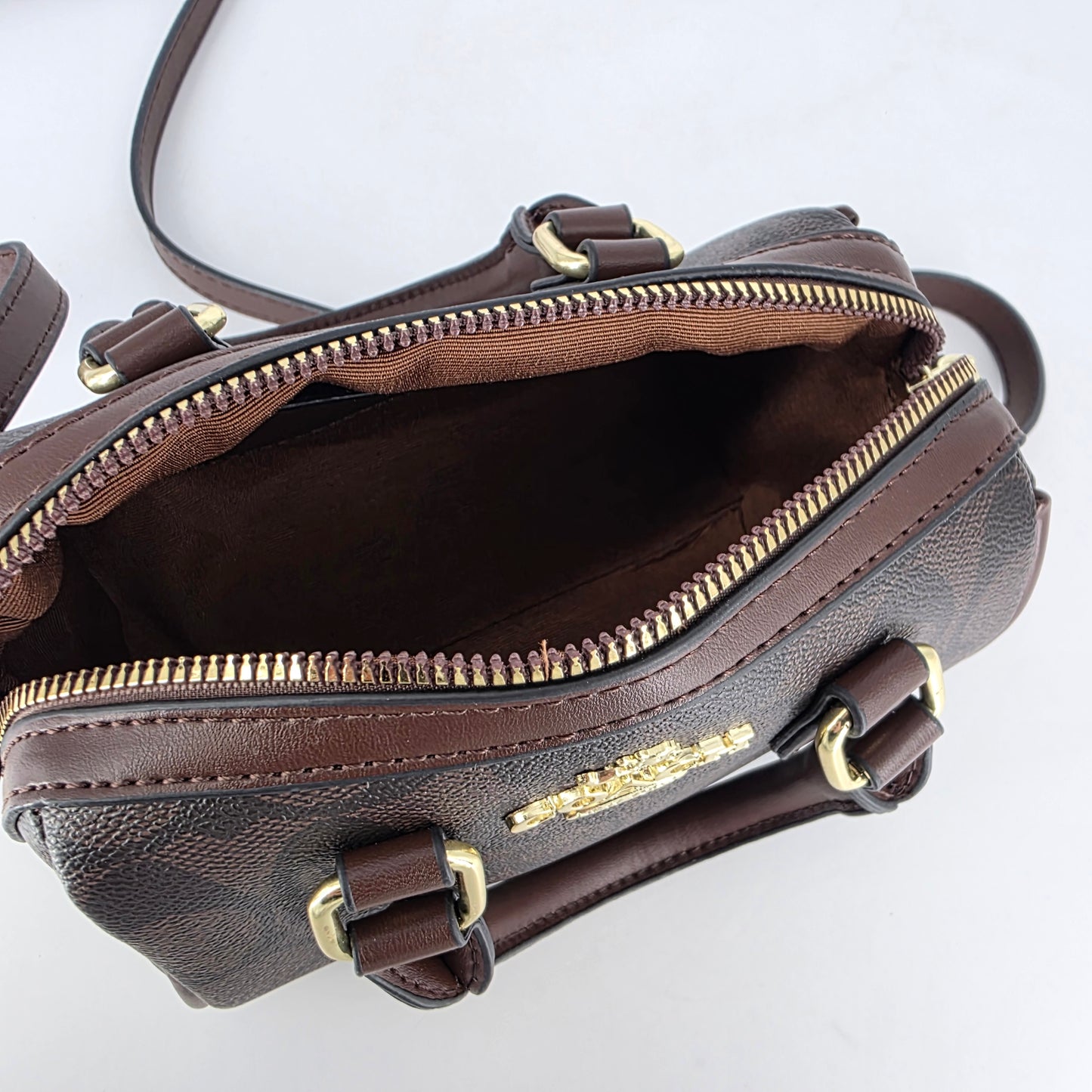 Coach Mini Rowan Satchel - Brown