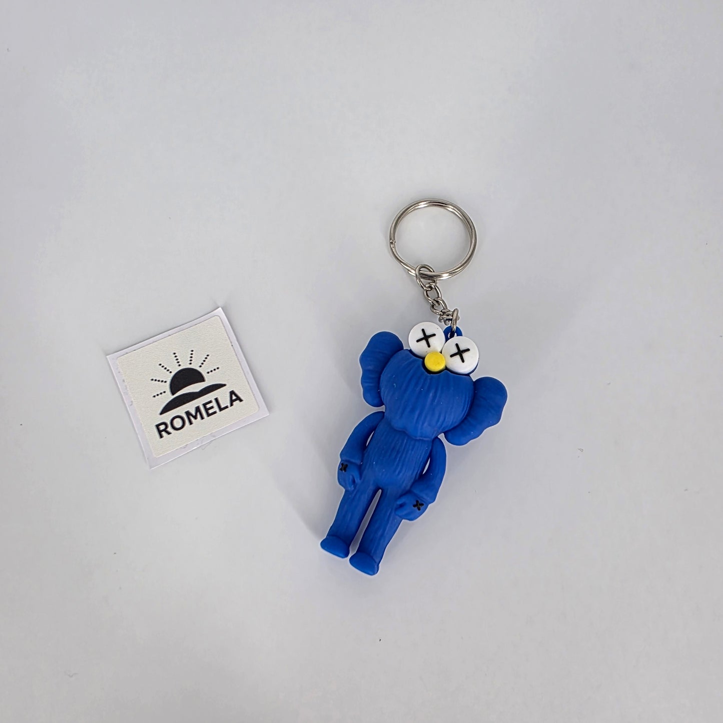 Romela Keychain KAWS Sesame Street Blue – Silicone