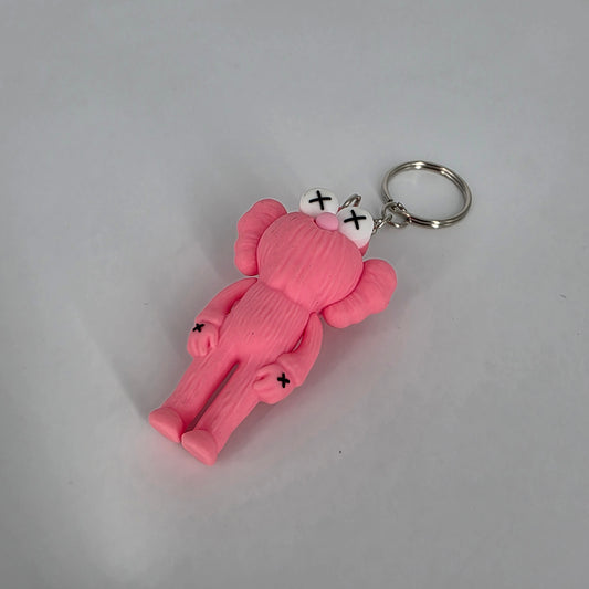 Romela Keychain KAWS Sesame Street Pink – Silicone