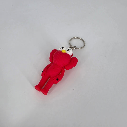 Romela Keychain KAWS Sesame Street Red – Silicone