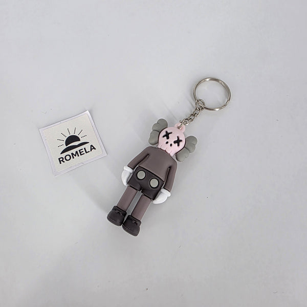 Romela Keychain KAWS Companion Grey – Silicone