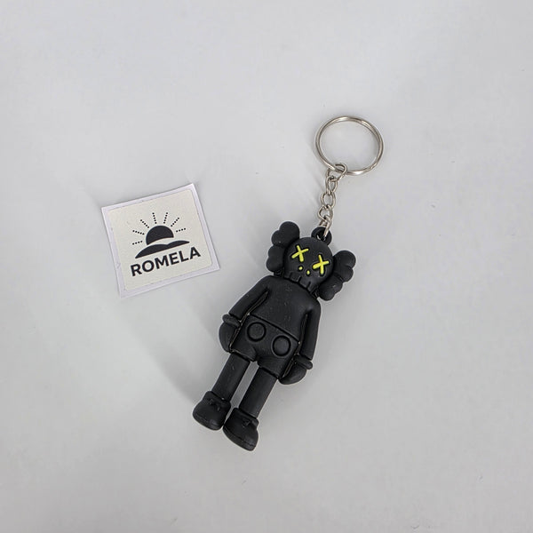Romela Keychain KAWS Companion Black – Silicone