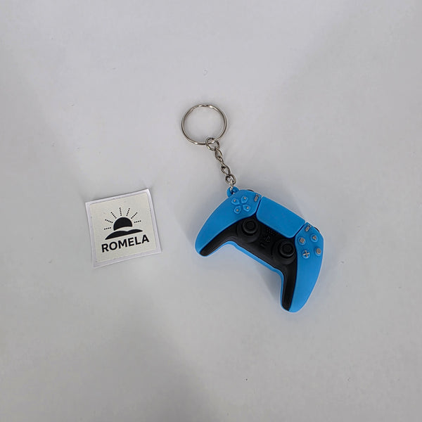 Romela Keychain PS5 Controller Blue – Silicone