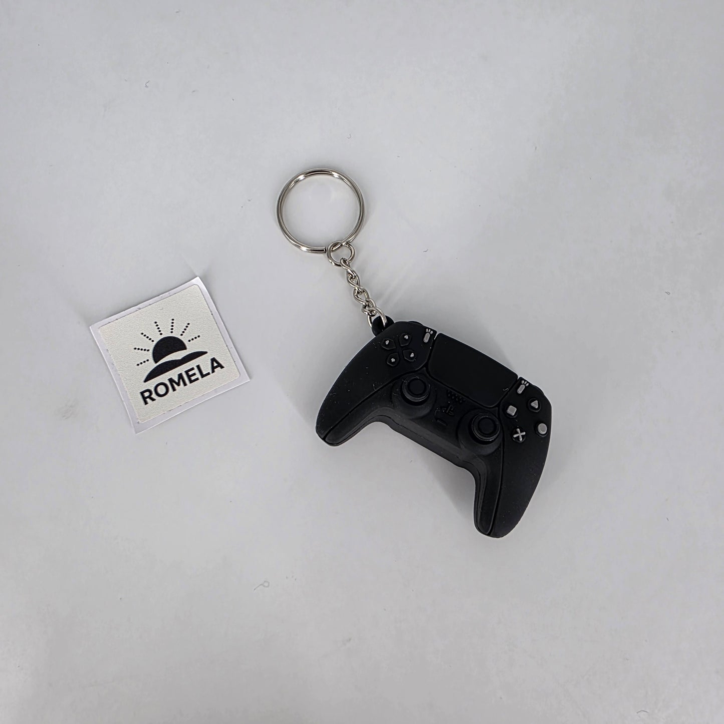 Romela Keychain PS5 Controller Black – Silicone