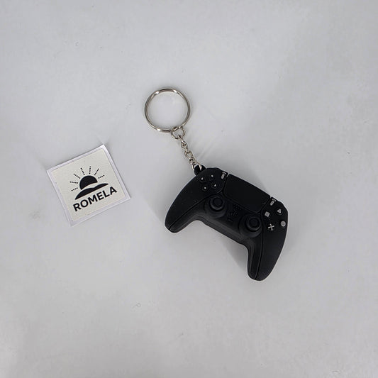Romela Keychain PS5 Controller Black – Silicone