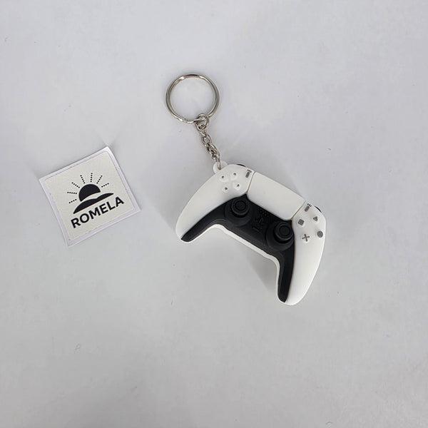 Romela Keychain PS5 Controller White – Silicone