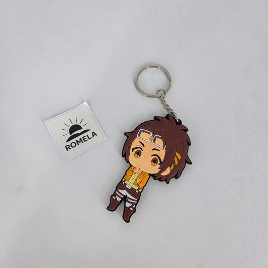 Romela Keychain Attack on Titan Hange – Silicone
