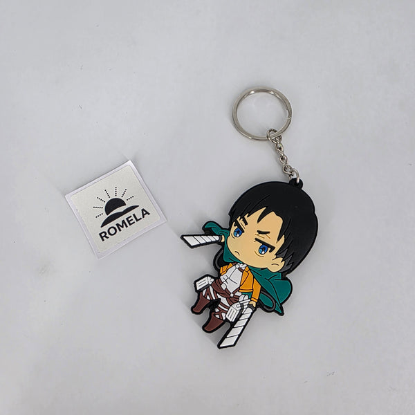 Romela Keychain Attack on Titan Levi – Silicone