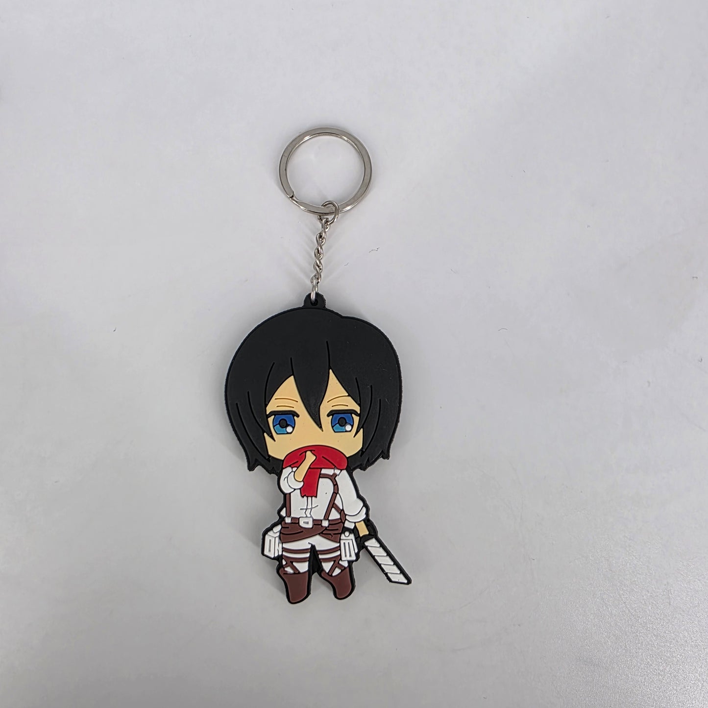 Romela Keychain Attack on Titan Mikasa – Silicone