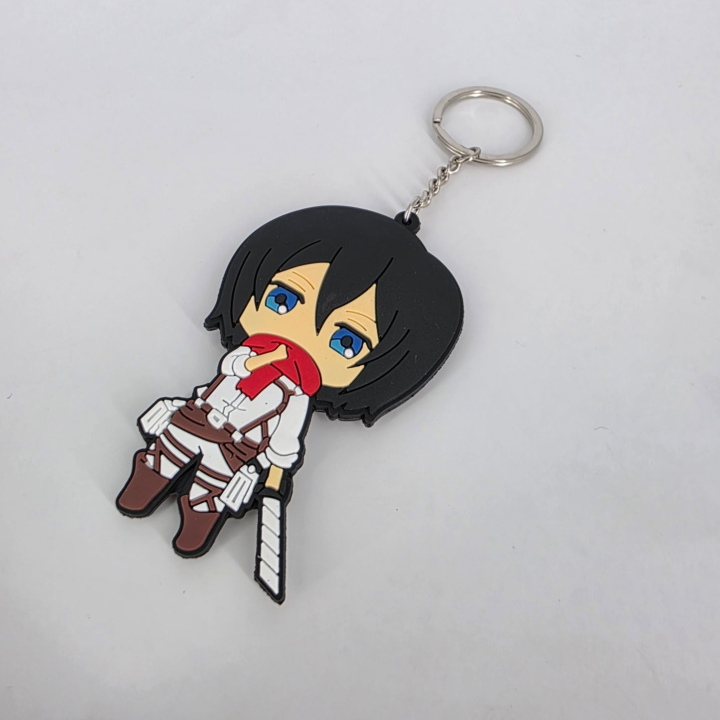 Romela Keychain Attack on Titan Mikasa – Silicone