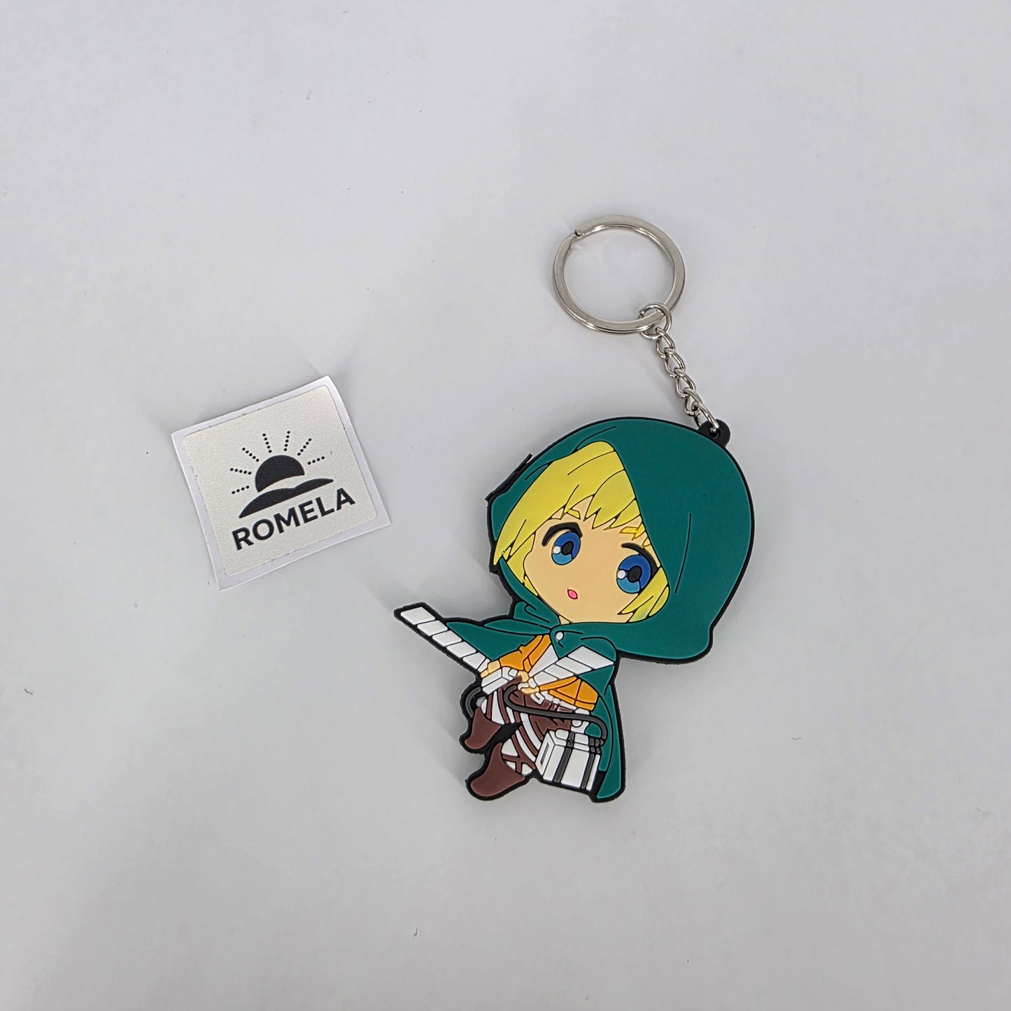 Romela Keychain Attack on Titan Armin – Silicone