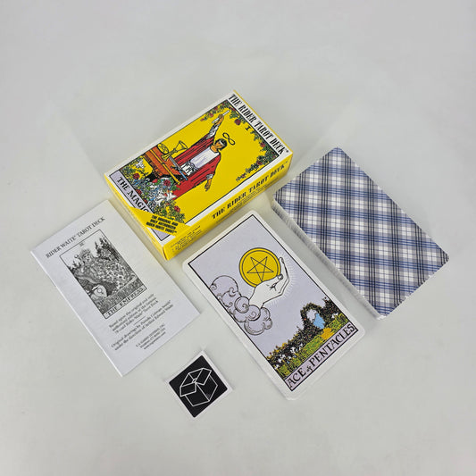 The Rider Tarot Deck & Guidebook (Large Deck – 9cm x 14.5cm)