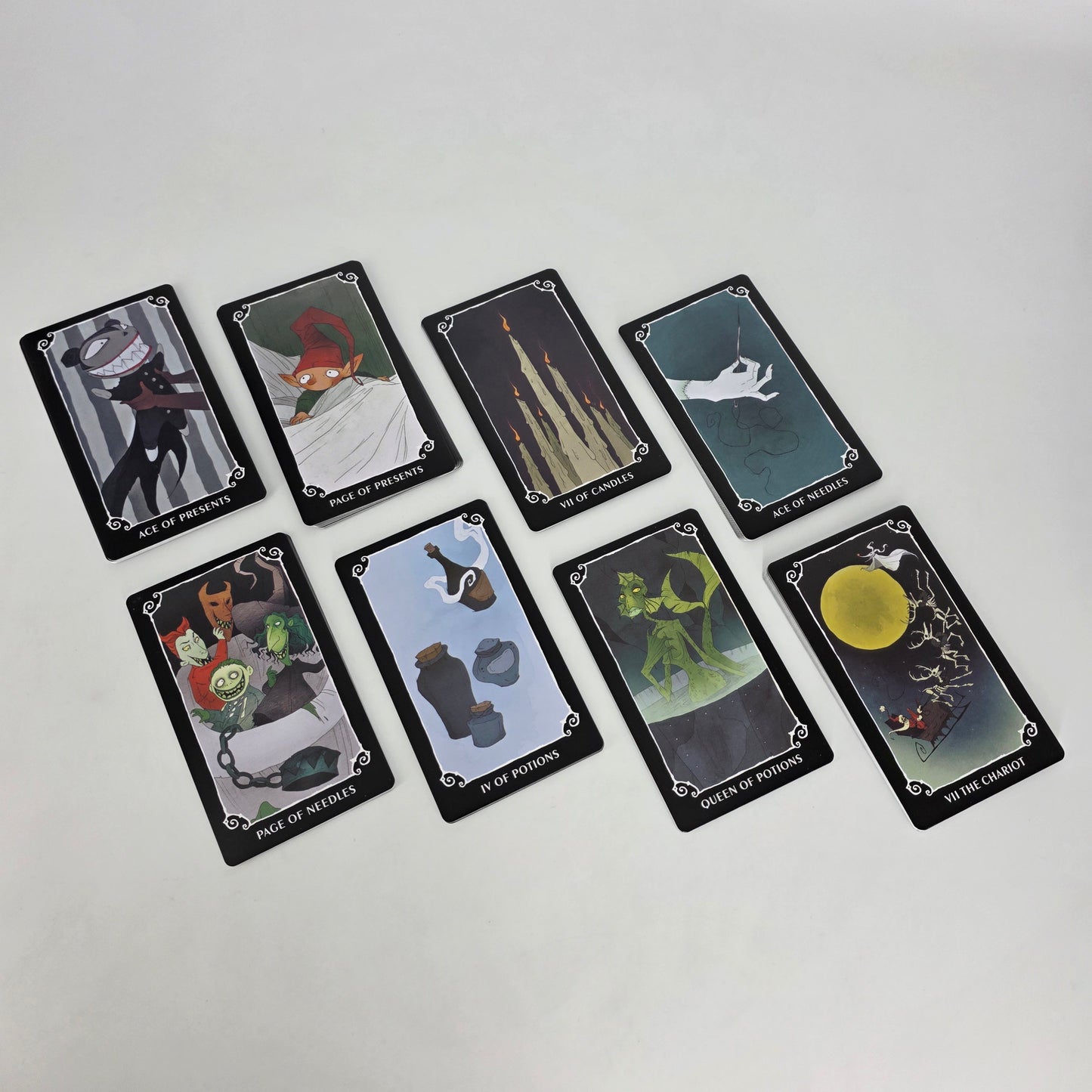 Tim Burton’s The Nightmare Before Christmas Tarot Deck & Guidebook (Large Deck – 9cm x 14.5cm)