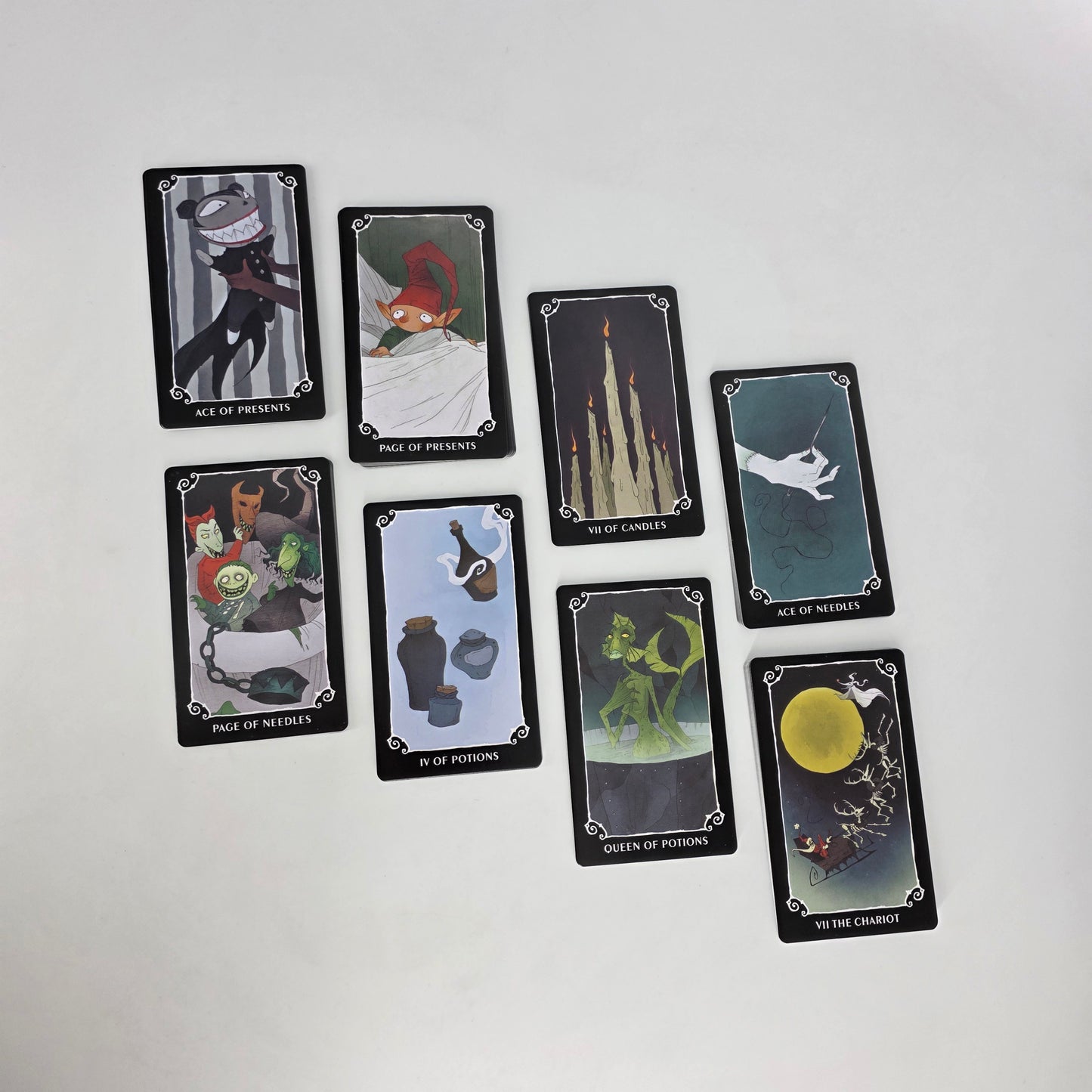 Tim Burton’s The Nightmare Before Christmas Tarot Deck & Guidebook (Large Deck – 9cm x 14.5cm)