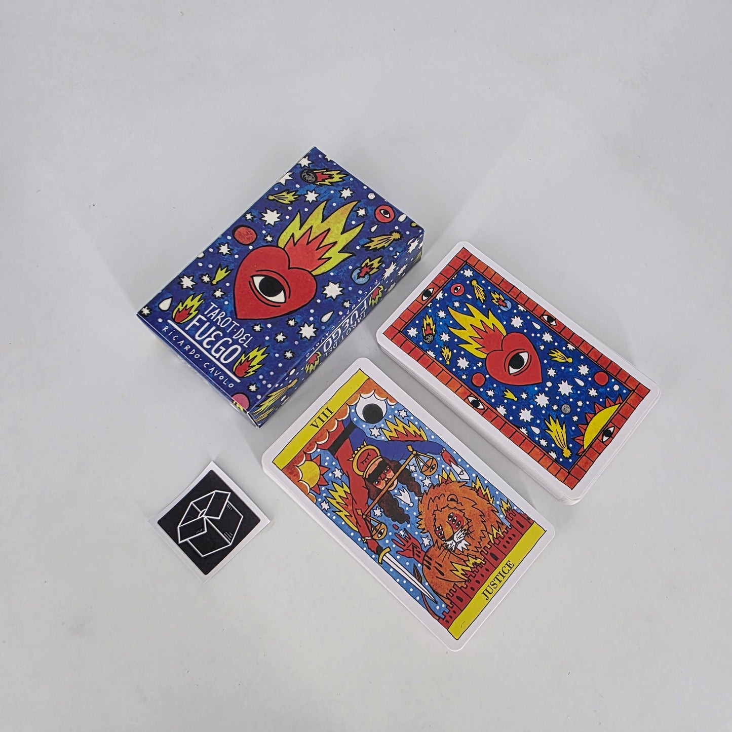 Tarot Del Fuego Tarot Deck (Standard Deck – 7cm x 12cm)