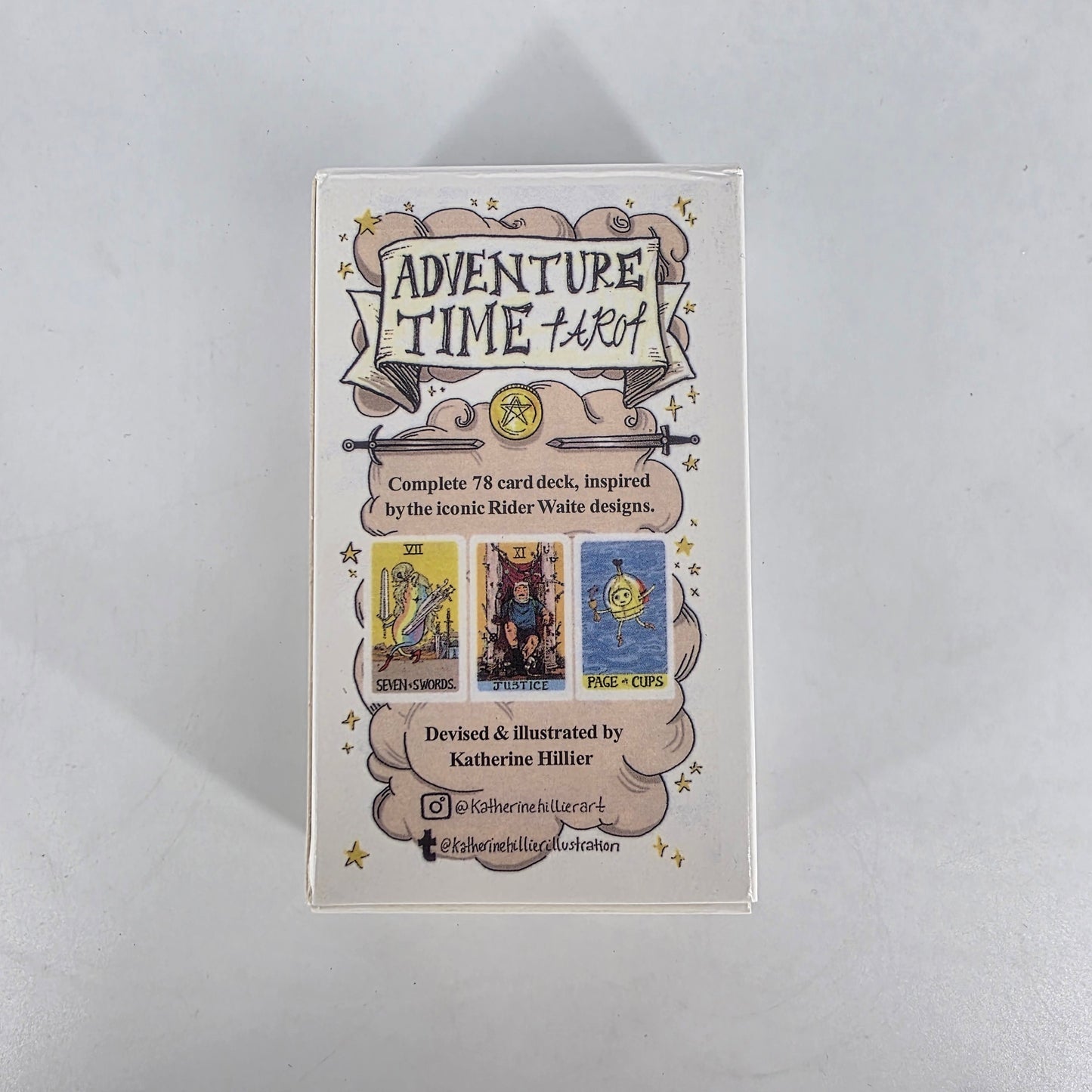 A Totally Unofficial Adventure Time Tarot Deck (Standard Deck – 7cm x 12cm)