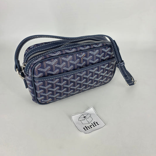 Goyard Cap Vert Crossbody Bag - Navy