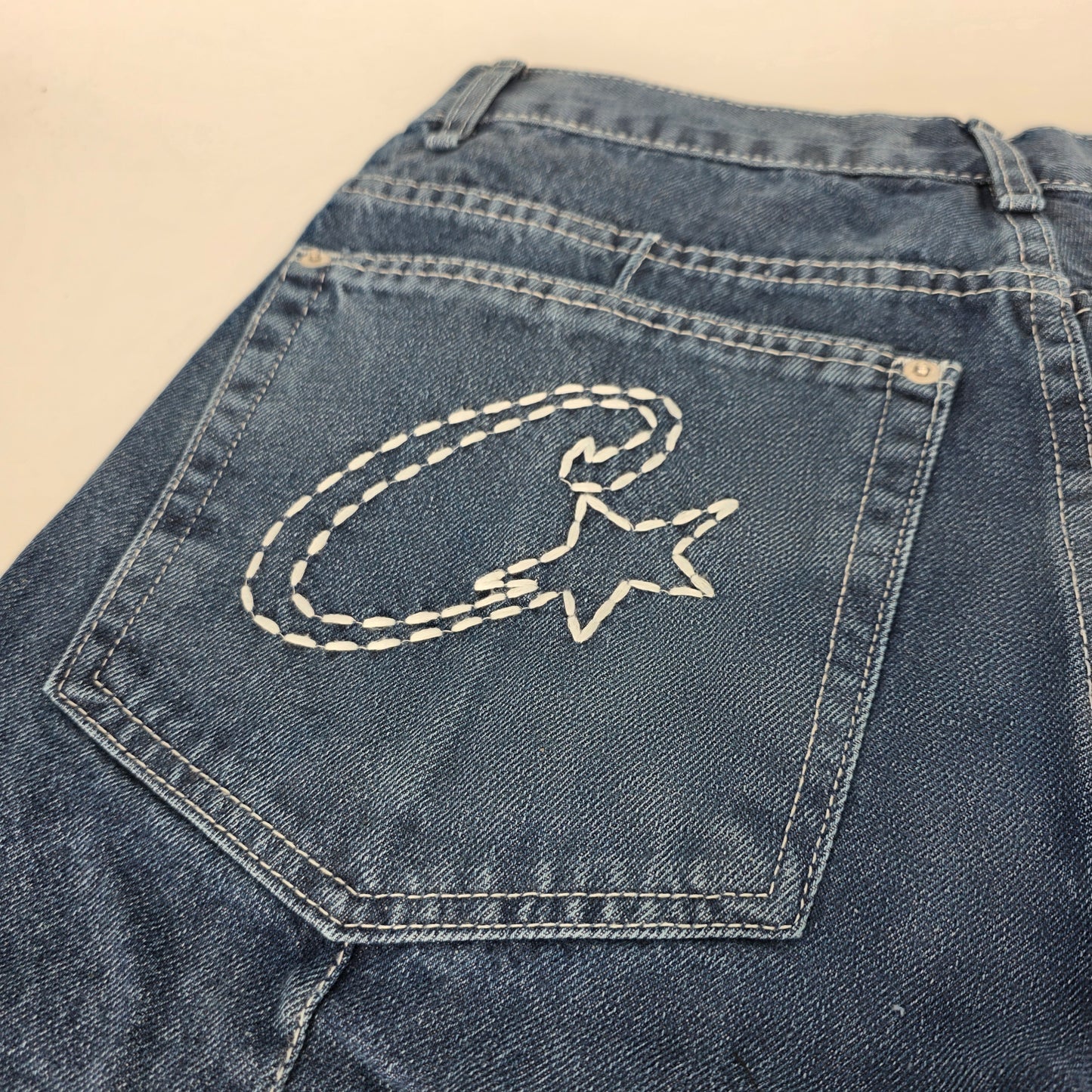 Corteiz Denim Shorts - Blue (M/30-32)