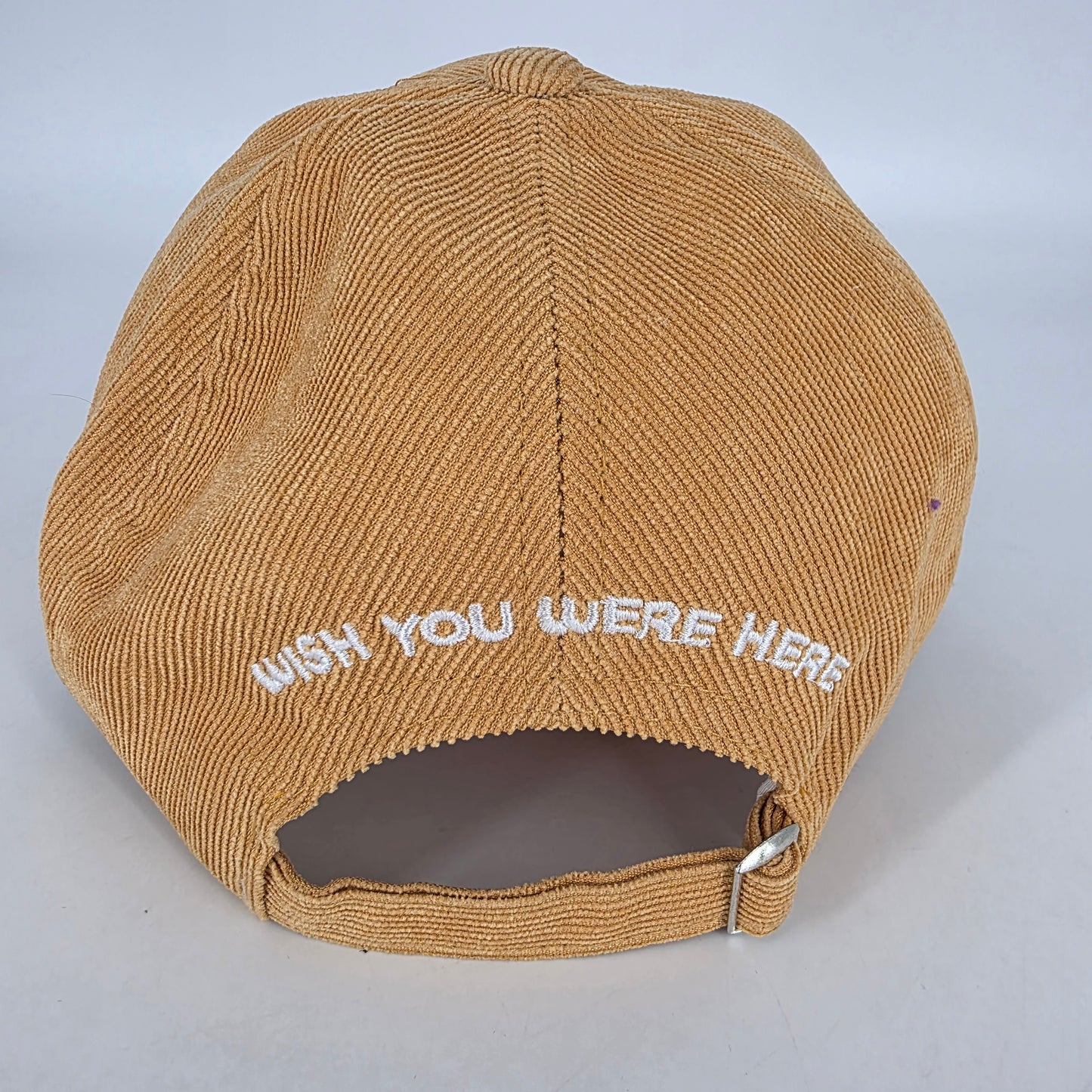 Astroworld Embroidered Corduroy Cap - Khaki