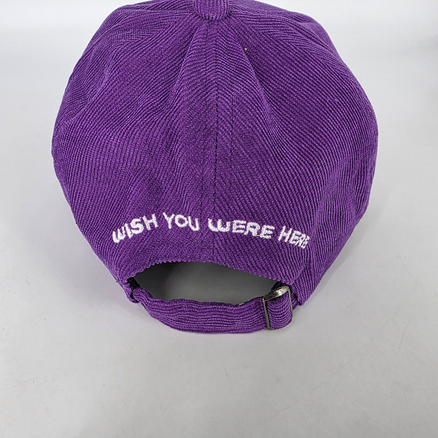 Astroworld Embroidered Corduroy Cap - Purple
