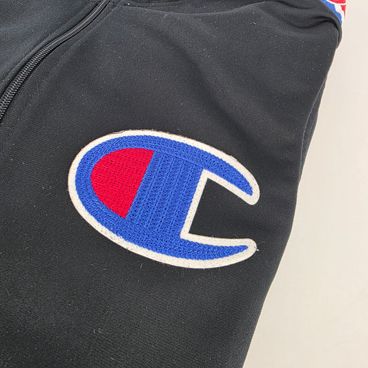 Champion Tracksuit Top - Black & Blue (S)