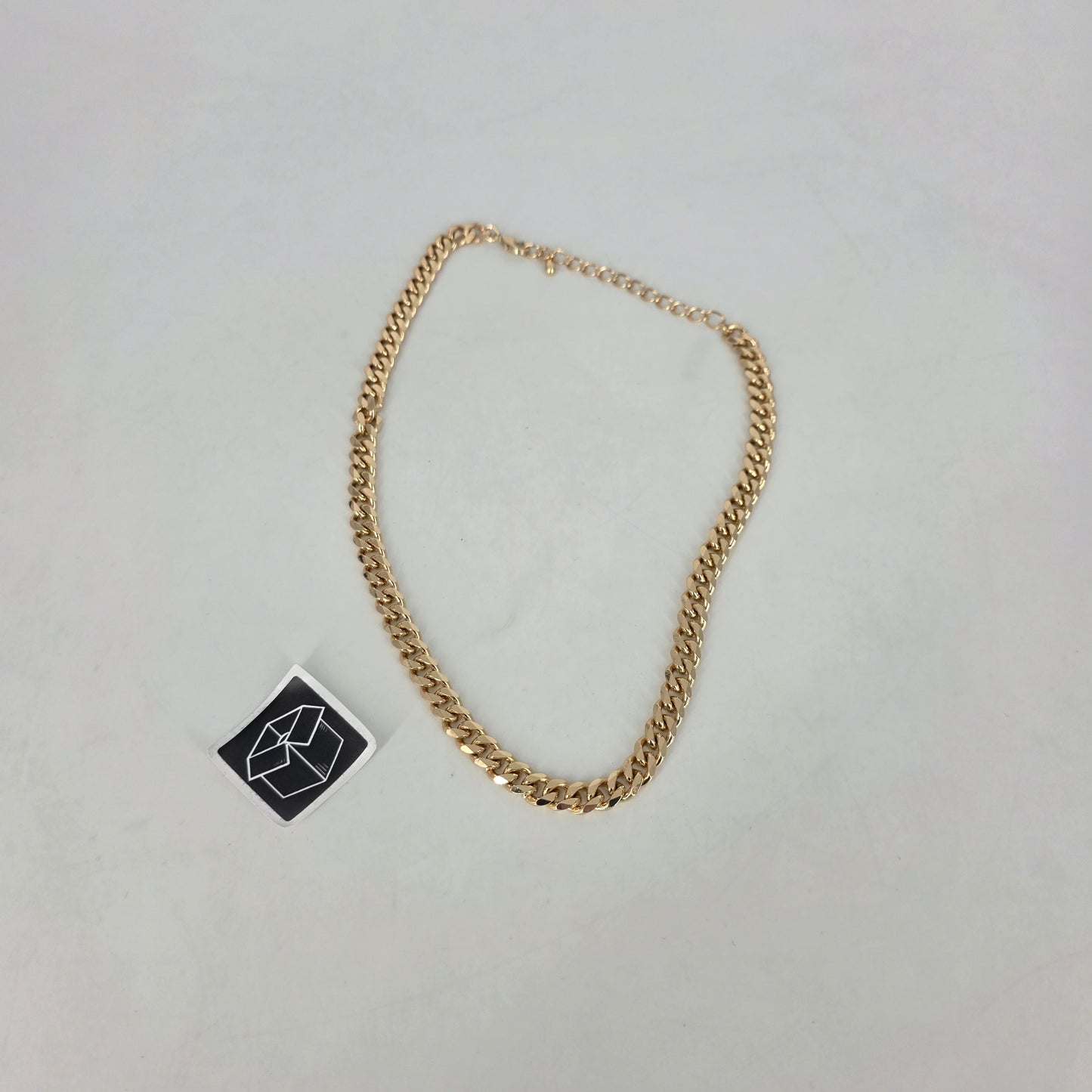 Gold Cuban Chain Necklace (40 cm)