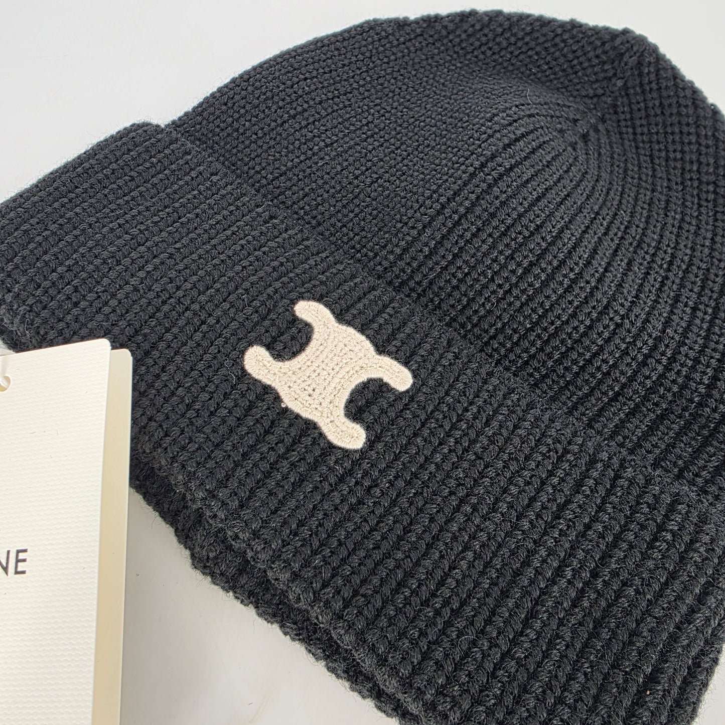 Celine Knit Beanie - Black