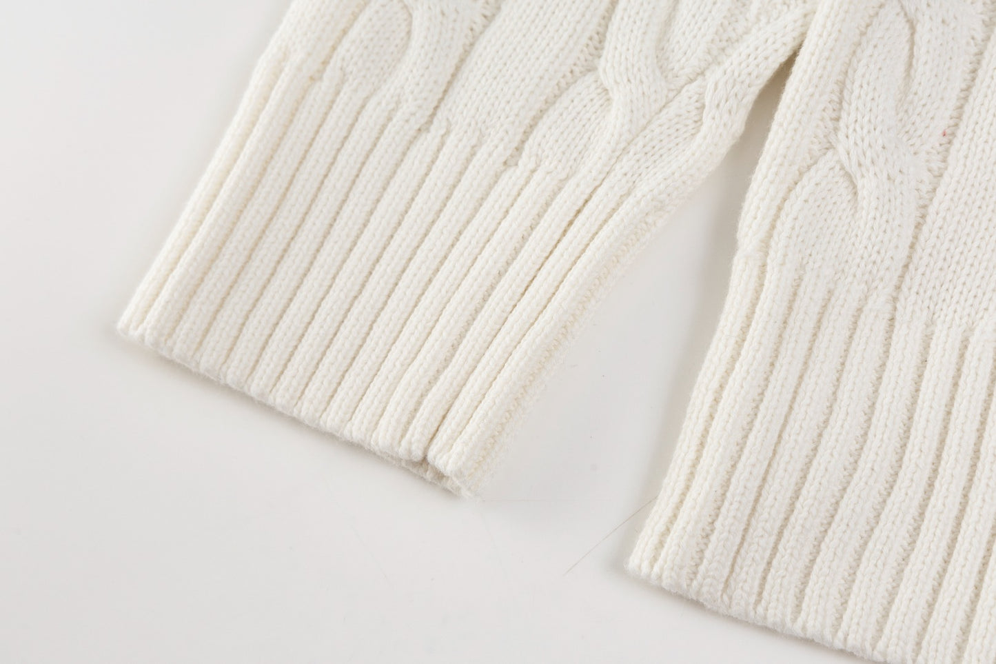 Polo Ralph Lauren Cable-Knit Quarter Zip Sweater (SW071)