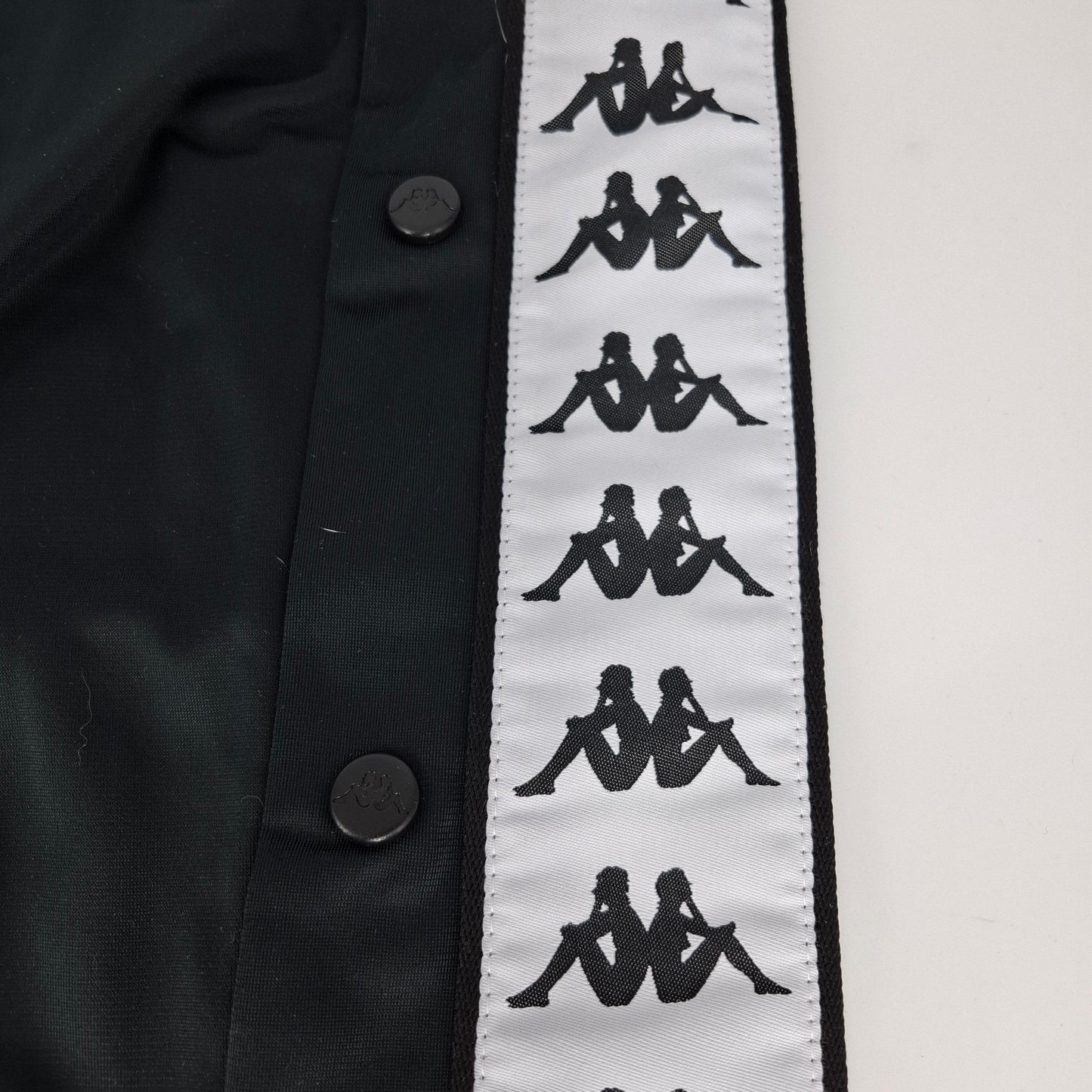 Kappa Tear-Away Track Pants - Black (M)