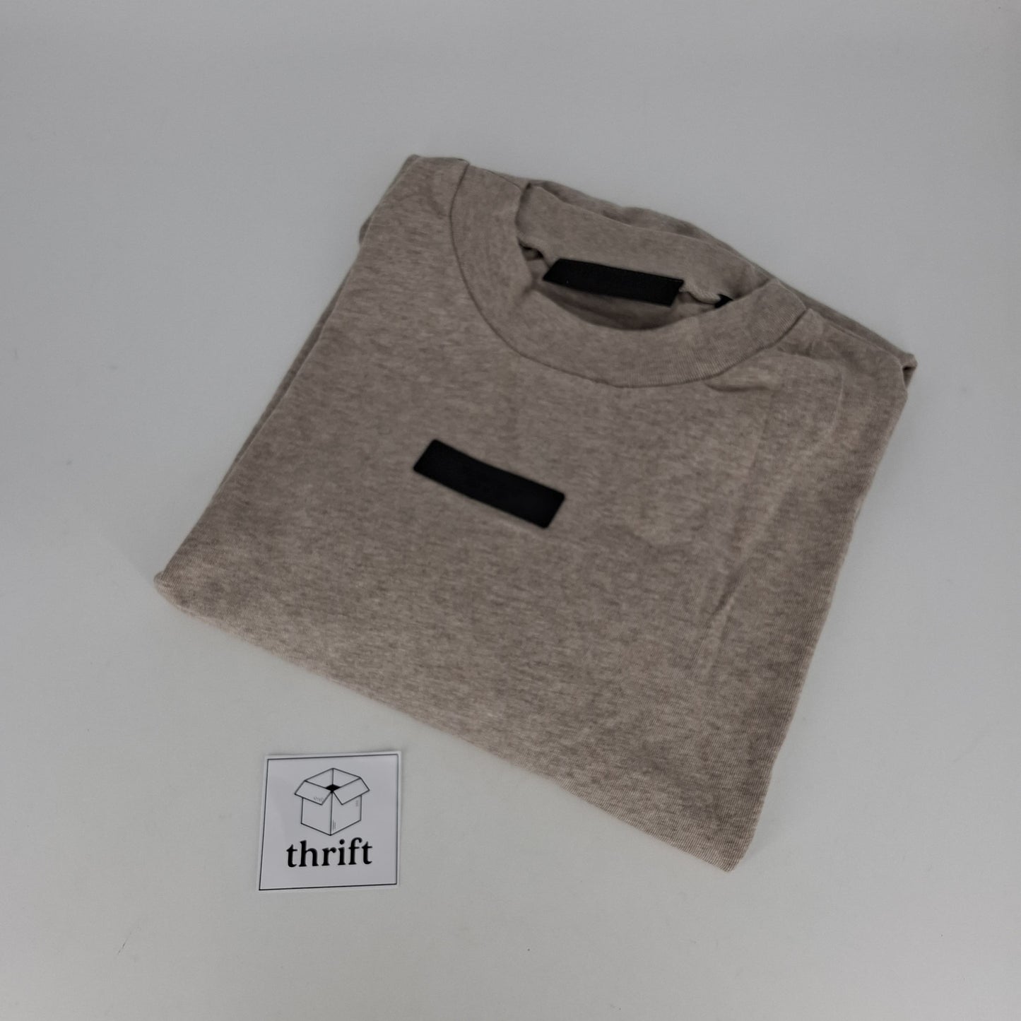 FOG Essentials Taupe Tee - Grey (M) [OVERSIZED]