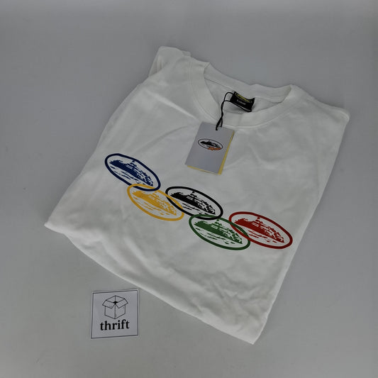 Corteiz Alcatraz Olympics Tee - White (L)