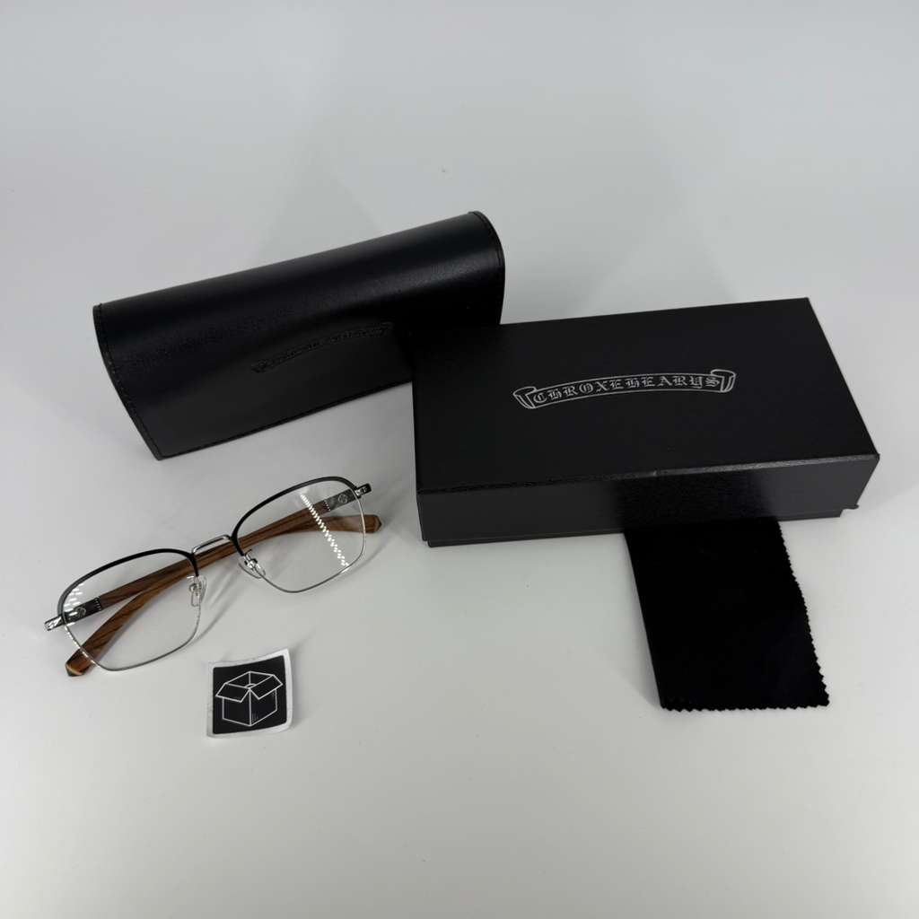 Chrome Hearts Wooden Frame Sunglasses