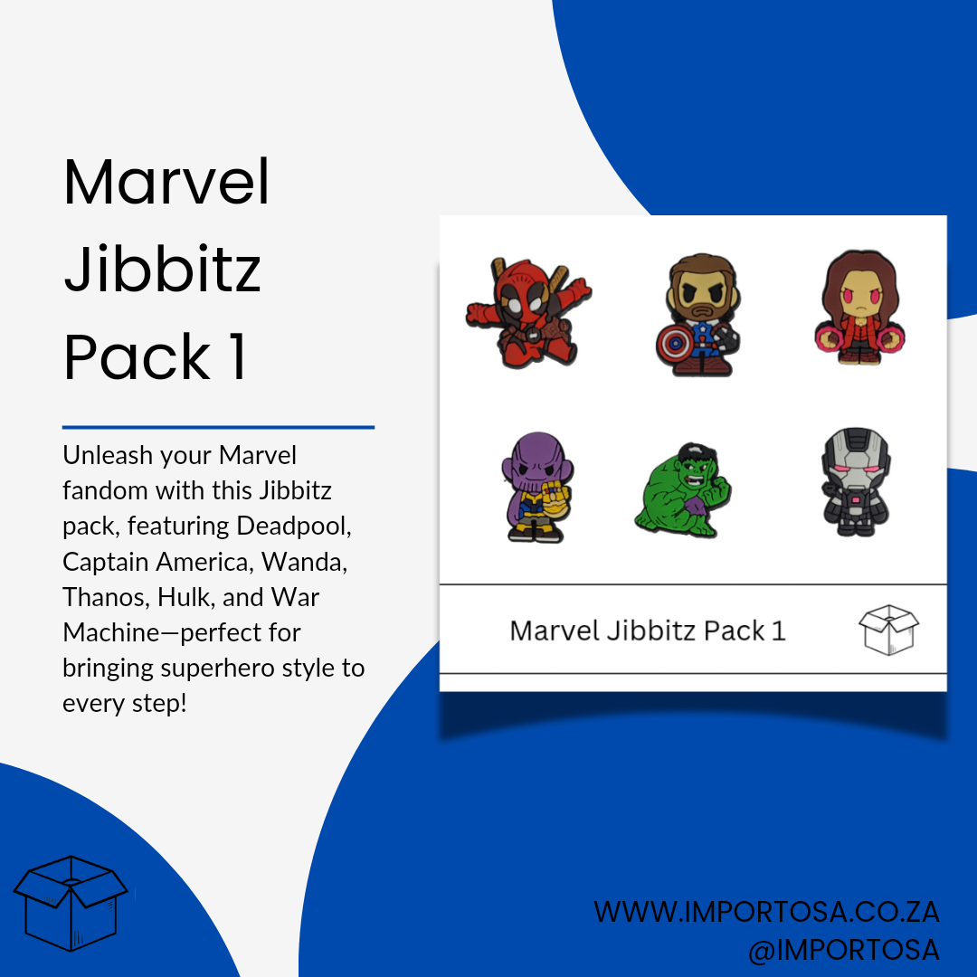 Marvel Jibbitz Shoe Charm Pack 1