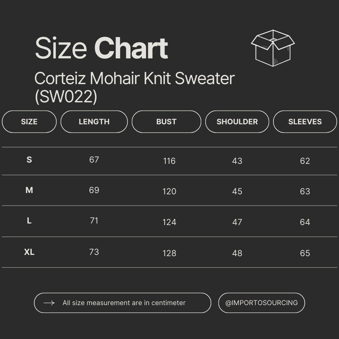 Corteiz Mohair Knit Sweater (SW022)