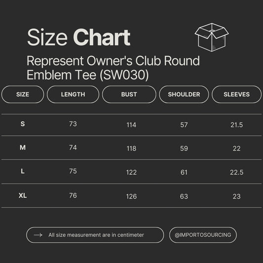 Represent Owner's Club Round Emblem Tee (SW030)