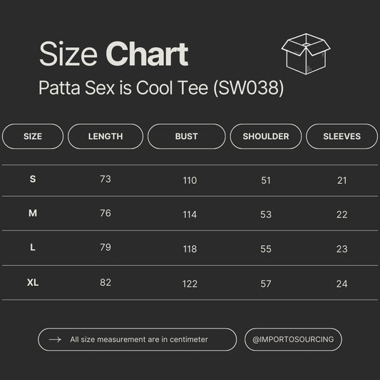 Patta Sex is Cool Tee (SW038)