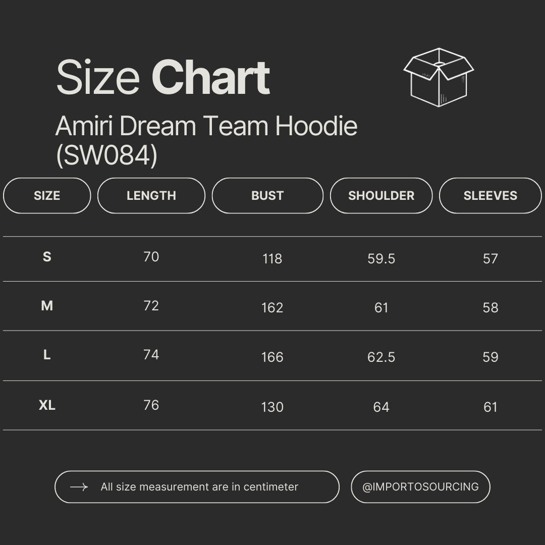 Amiri Dream Team Hoodie (SW084)