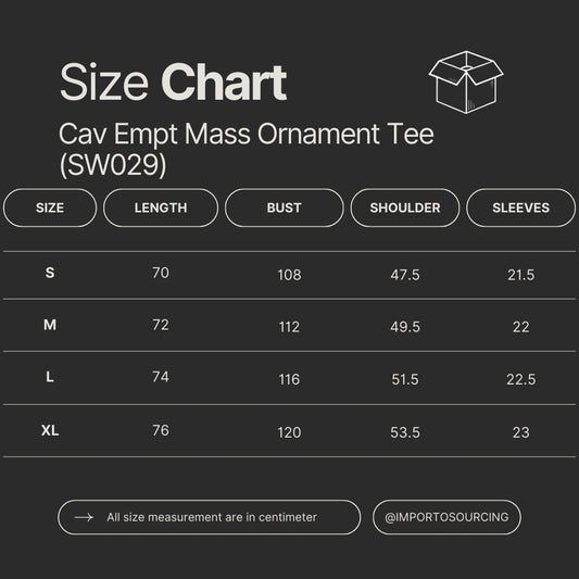 Cav Empt Mass Ornament Tee (SW029)